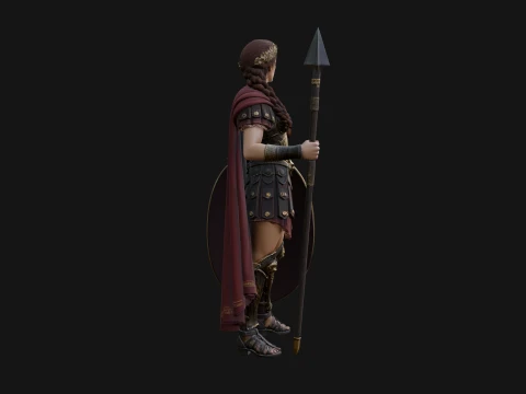 ROME - Woman Officer Design 2 - 3D Print Model 3D Print Model