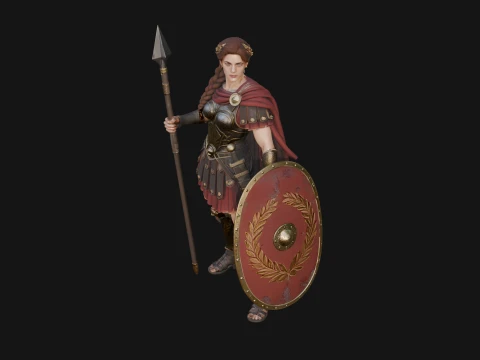 ROME - Woman Officer Design 2 - 3D Print Model 3D Print Model