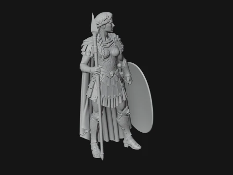ROME - Woman Officer Design 2 - 3D Print Model 3D Print Model