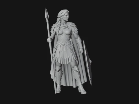 ROME - Woman Officer Design 2 - 3D Print Model 3D Print Model
