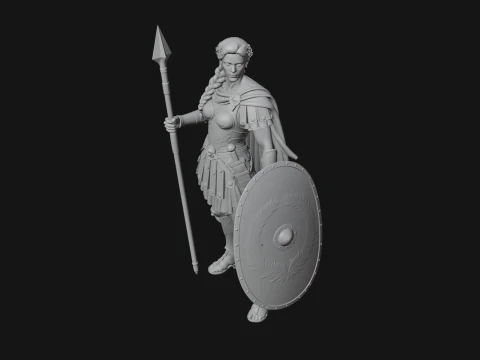 ROME - Woman Officer Design 2 - 3D Print Model 3D Print Model