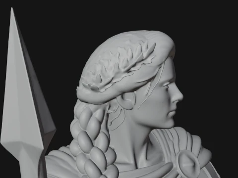 ROME - Woman Officer Design 2 - 3D Print Model 3D Print Model