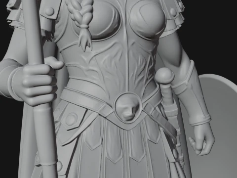 ROME - Woman Officer Design 2 - 3D Print Model 3D Print Model