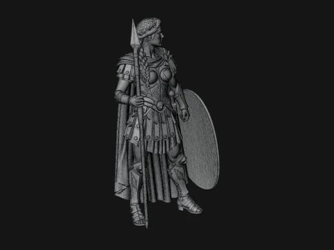 ROME - Woman Officer Design 2 - 3D Print Model 3D Print Model
