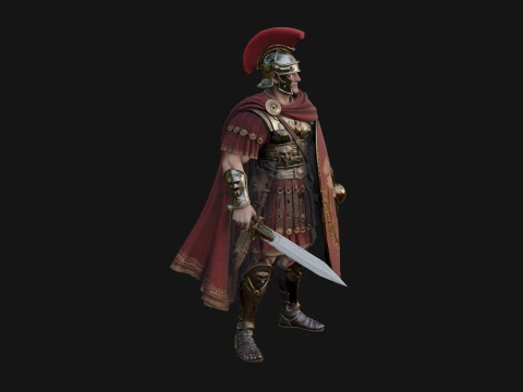 ROME - Officer Design 1 - 3D Print Model 3D Print Model
