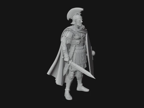 ROME - Officer Design 1 - 3D Print Model 3D Print Model