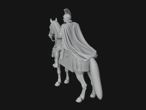 ROME - Mounted Officer Design 2 - 3D Print Model 3D Print Model