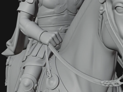 ROME - Mounted Officer Design 2 - 3D Print Model 3D Print Model