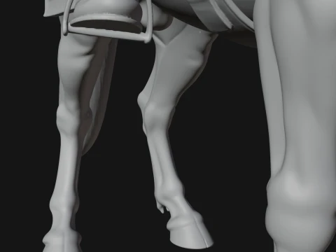 ROME - Mounted Officer Design 2 - 3D Print Model 3D Print Model