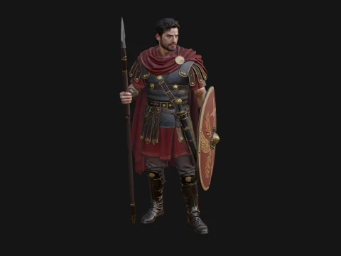 ROME - Auxiliary Soldier Design 1 - 3D Print Model 3D Print Model