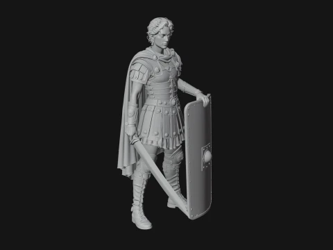 ROME - Woman Soldier Design 2 - 3D Print Model 3D Print Model