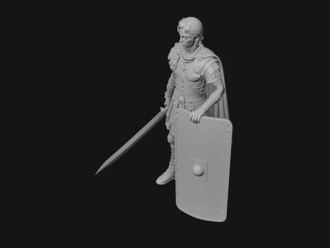 ROME - Woman Soldier Design 2 - 3D Print Model 3D Print Model