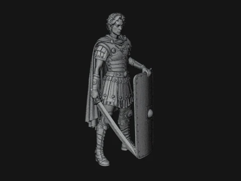 ROME - Woman Soldier Design 2 - 3D Print Model 3D Print Model