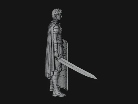 ROME - Woman Soldier Design 2 - 3D Print Model 3D Print Model