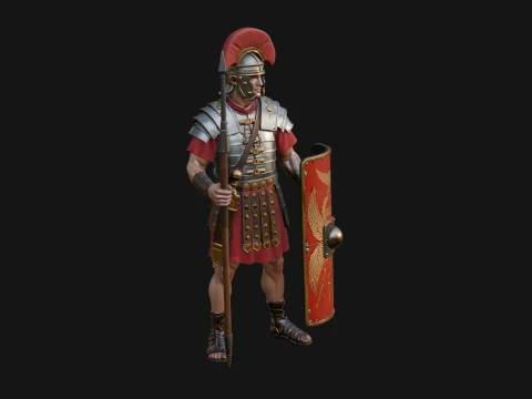 ROME - Legionary Design 3 - 3D Print Model 3D Print Model