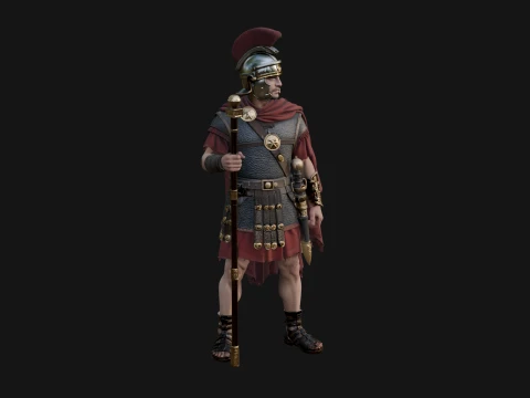 ROME - Optio Officer Design 1 - 3D Print Model 3D Print Model
