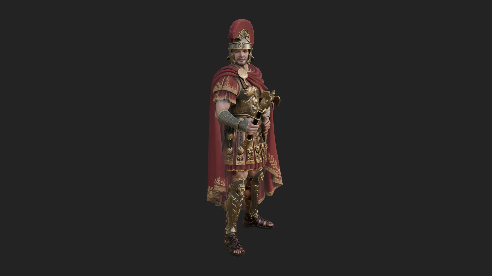 ROME - Officer Design 5 - 3D Print Model 3D Print Model .c4d .max .obj .3ds .fbx .stl .blend 