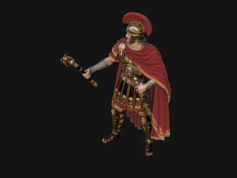 ROME - Officer Design 5 - 3D Print Model 3D Print Model