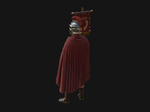 ROME - Vexillarius Design 2 - 3D Print Model 3D Print Model