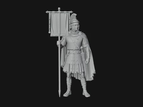 ROME - Vexillarius Design 2 - 3D Print Model 3D Print Model