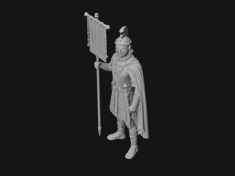ROME - Vexillarius Design 2 - 3D Print Model 3D Print Model