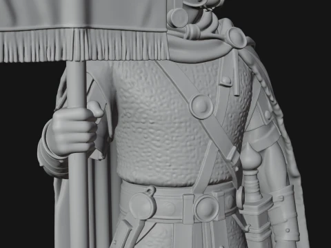 ROME - Vexillarius Design 2 - 3D Print Model 3D Print Model