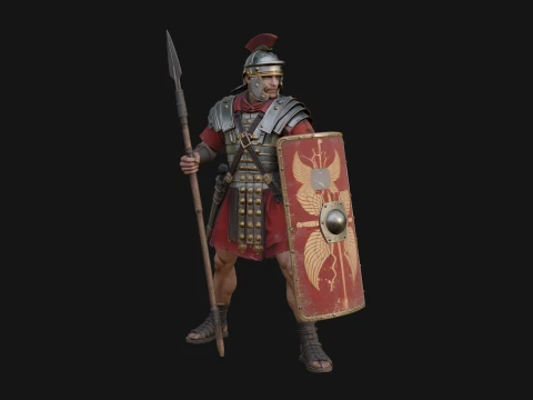ROME - Legionary Design 4 - 3D Print Model 3D Print Model