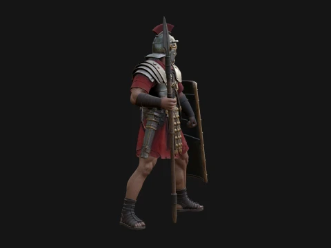 ROME - Legionary Design 4 - 3D Print Model 3D Print Model