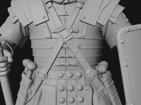 ROME - Legionary Design 4 - 3D Print Model 3D Print Model