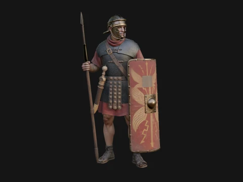 ROME - Legionary Design 5 - 3D Print Model 3D Print Model