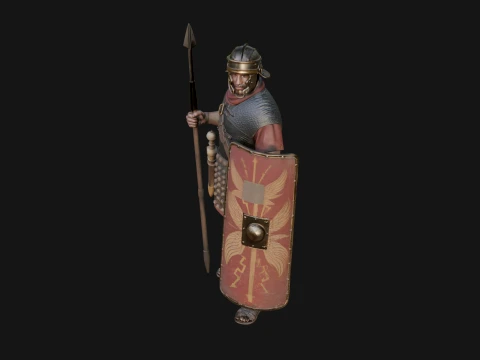 ROME - Legionary Design 5 - 3D Print Model 3D Print Model