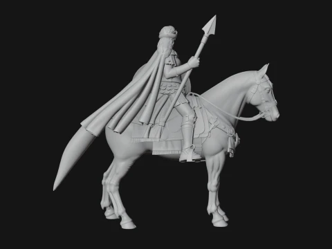 ROME - Cavalryman Design 1 - 3D Print Model 3D Print Model