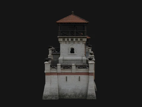 ROME - Stone Gatehouse Design 1 - 3D Print Model 3D Print Model