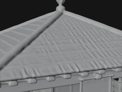 ROME - Stone Gatehouse Design 1 - 3D Print Model 3D Print Model