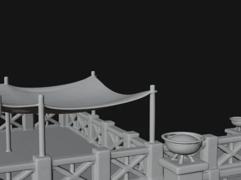 ROME - Stone Gatehouse Design 1 - 3D Print Model 3D Print Model