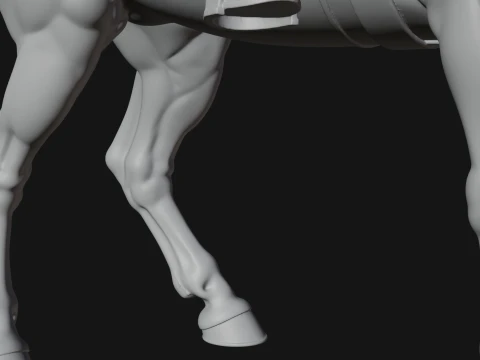 ROME - Mounted Woman Officer Design 1 - 3D Print Model 3D Print Model