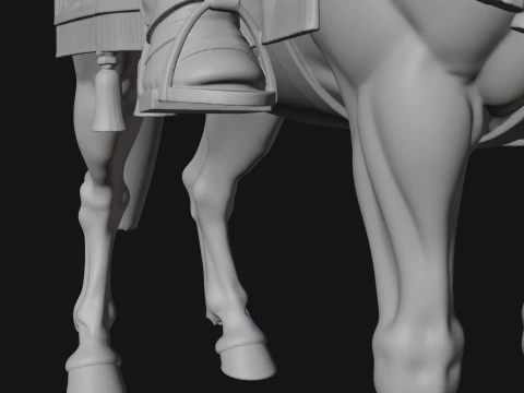 ROME - Mounted Officer Design 3 - 3D Print Model 3D Print Model