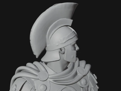 ROME - Mounted Officer Design 4 - 3D Print Model 3D Print Model