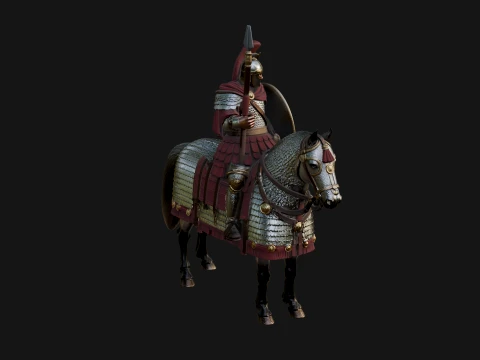 ROME - Cataphract Cavalry Design 1 - 3D Print Model 3D Print Model
