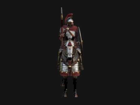 ROME - Cataphract Cavalry Design 1 - 3D Print Model 3D Print Model