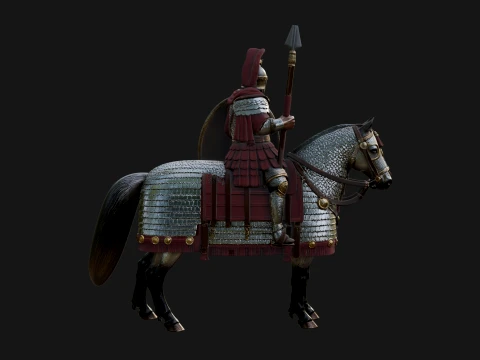 ROME - Cataphract Cavalry Design 1 - 3D Print Model 3D Print Model