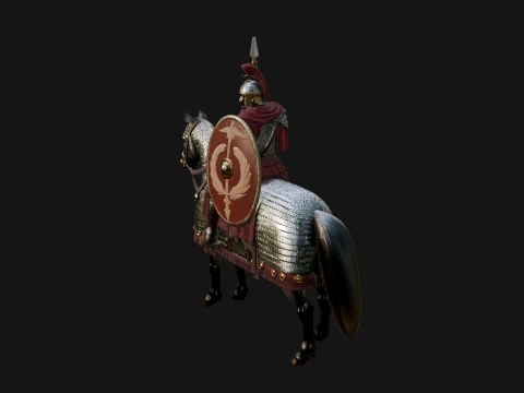 ROME - Cataphract Cavalry Design 1 - 3D Print Model 3D Print Model