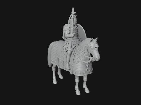 ROME - Cataphract Cavalry Design 1 - 3D Print Model 3D Print Model