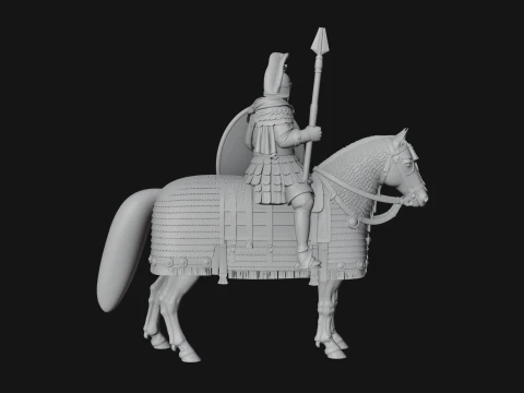ROME - Cataphract Cavalry Design 1 - 3D Print Model 3D Print Model