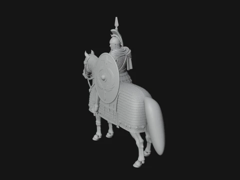 ROME - Cataphract Cavalry Design 1 - 3D Print Model 3D Print Model
