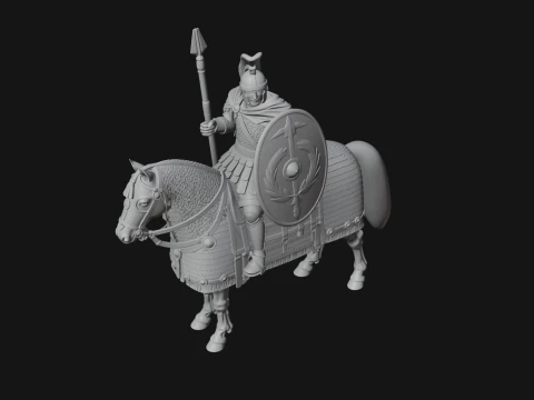 ROME - Cataphract Cavalry Design 1 - 3D Print Model 3D Print Model