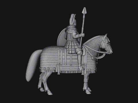 ROME - Cataphract Cavalry Design 1 - 3D Print Model 3D Print Model