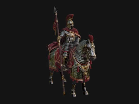ROME - Cataphract Cavalry Design 2 - 3D Print Model 3D Print Model