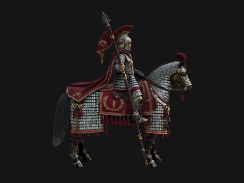 ROME - Cataphract Cavalry Design 2 - 3D Print Model 3D Print Model