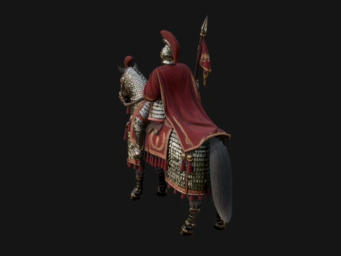 ROME - Cataphract Cavalry Design 2 - 3D Print Model 3D Print Model